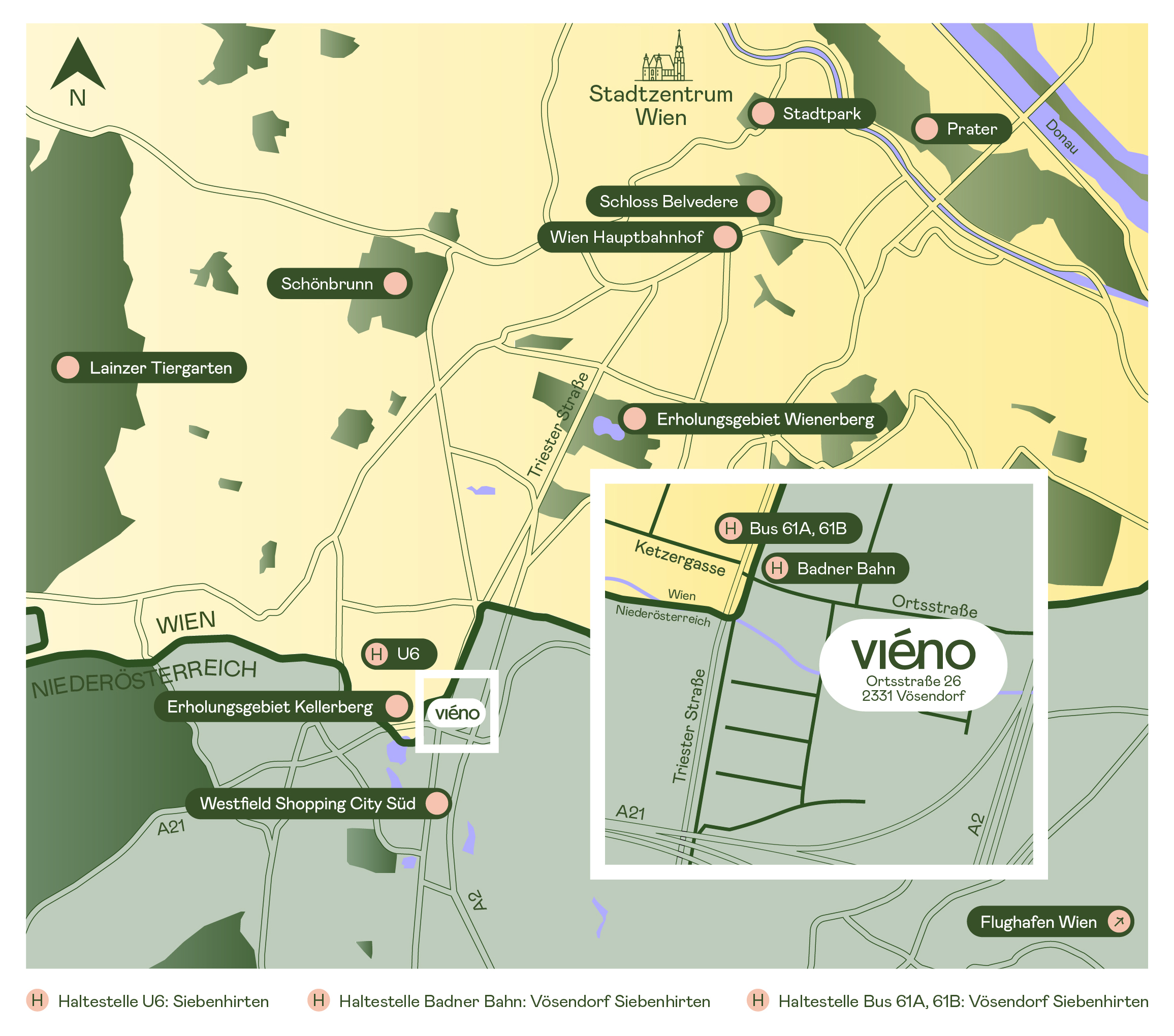 Buwog vieno Lageplan image